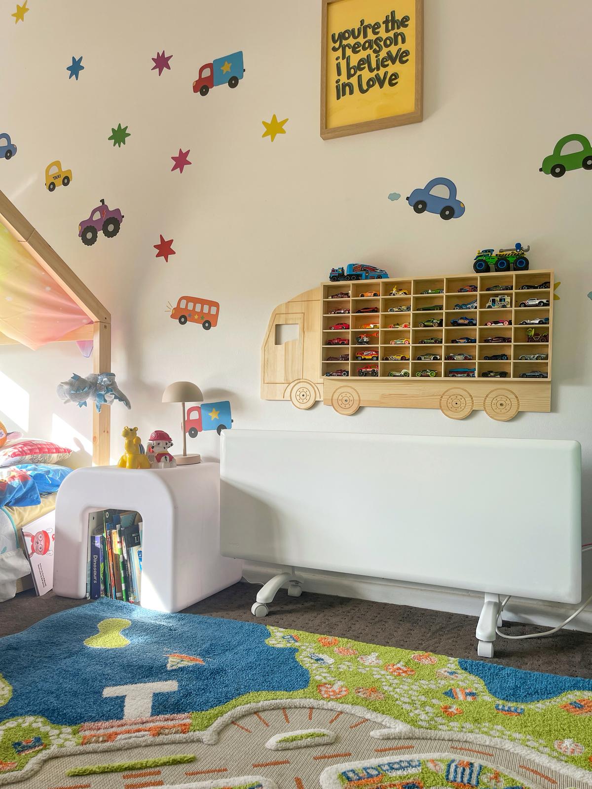 42 slots Truck Shaped Display & Storage Unit - SolidPine - JoyKids