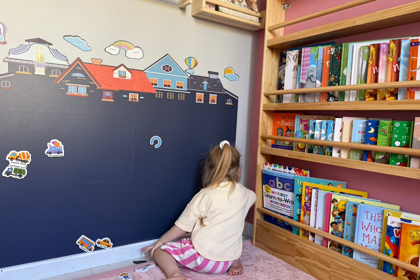Castle Magnetic Chalk Wall Decals -Double Layer