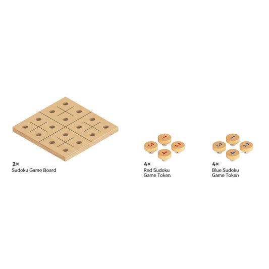 Wooden Sudoku Puzzle Game