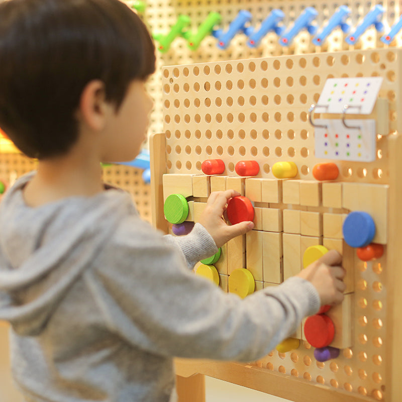 Wooden Color Maze Game