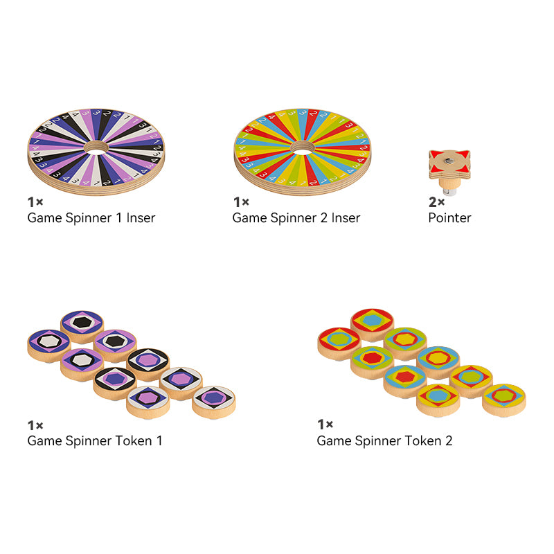 Wooden Lucky Wheel Spinner