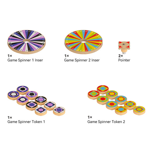 Wooden Lucky Wheel Spinner