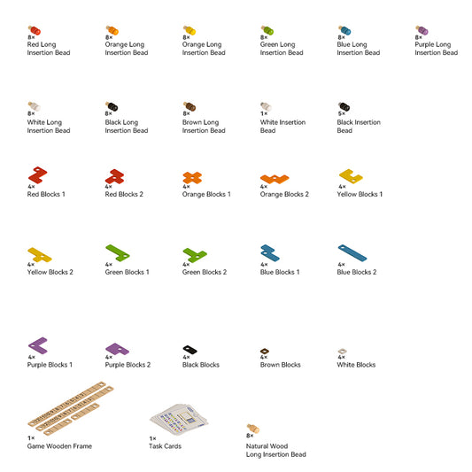 Wooden Katamino Game