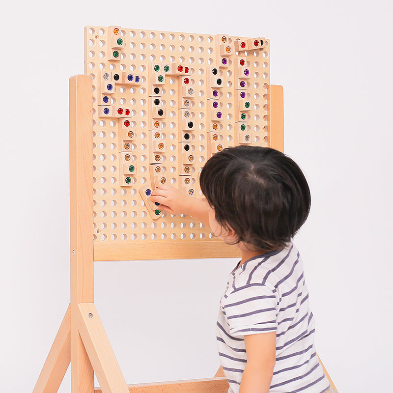 Wooden Building Block Set - Color Mixing Edition