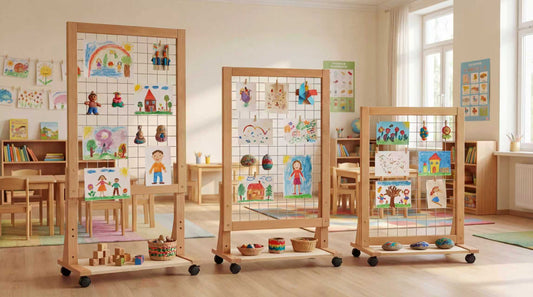 (NEW) Growth-Friendly Mobile Art Rack