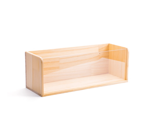 Wood-Framed Acrylic Storage Box