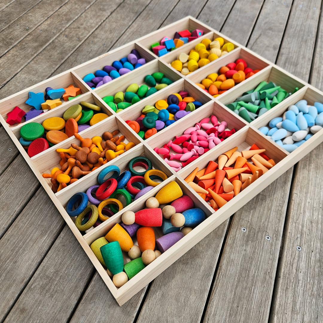 Loose Parts & Animal Figures Organizer - JoyKids