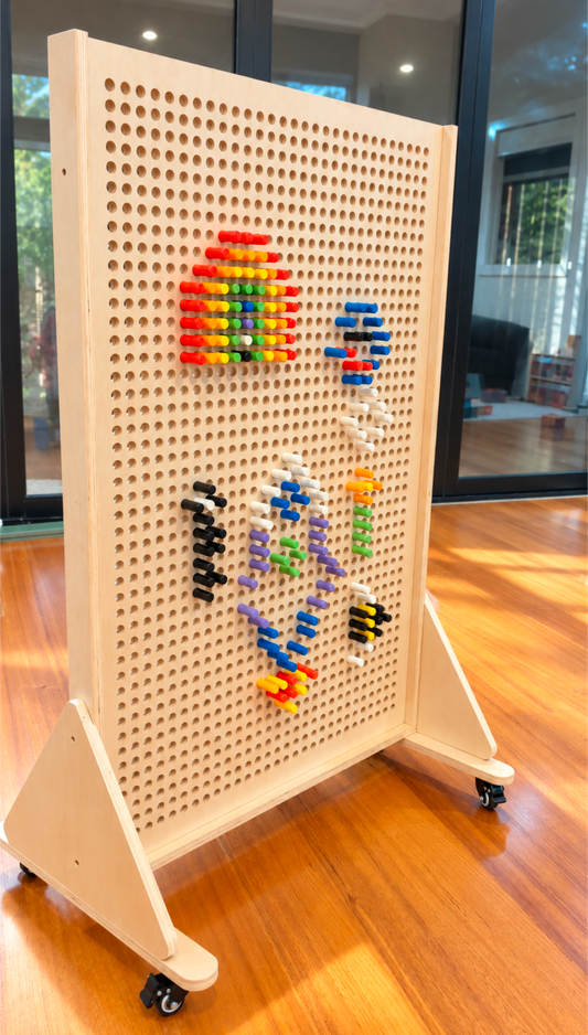 Pegboard Wall System, Free-Standing — JSTEM 120