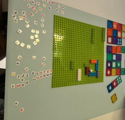 Dual Magnetic Dynamic Chalk Wall Decal