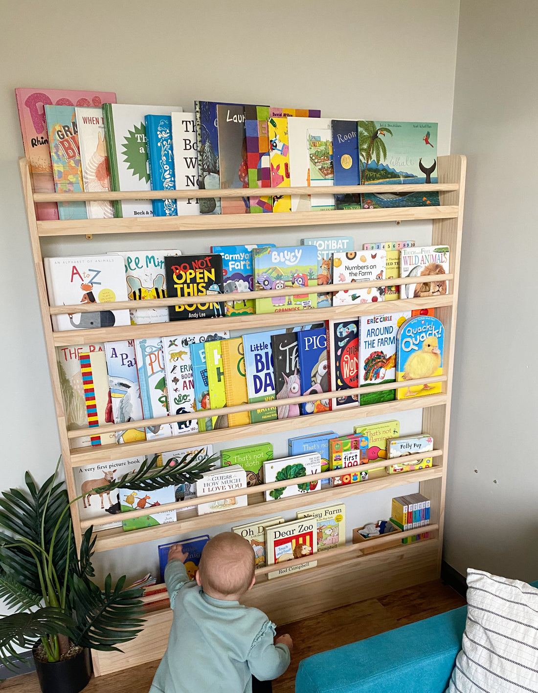 Baby-accessible Bookshelf