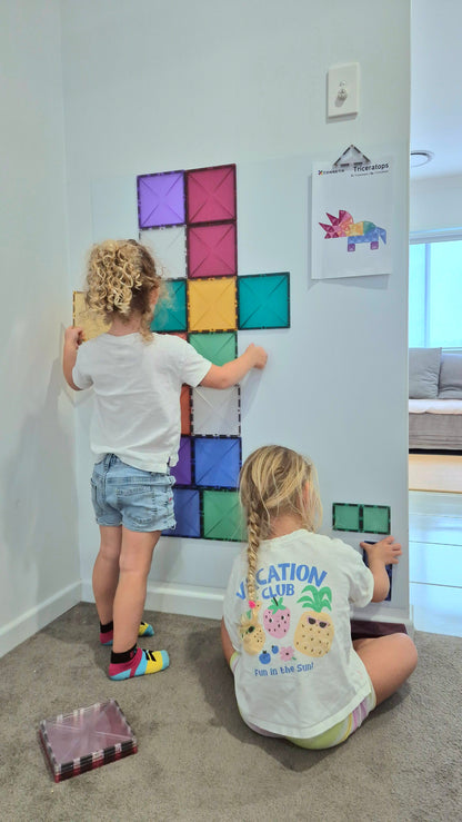 Dual Magnetic Dynamic Chalk Wall Decal