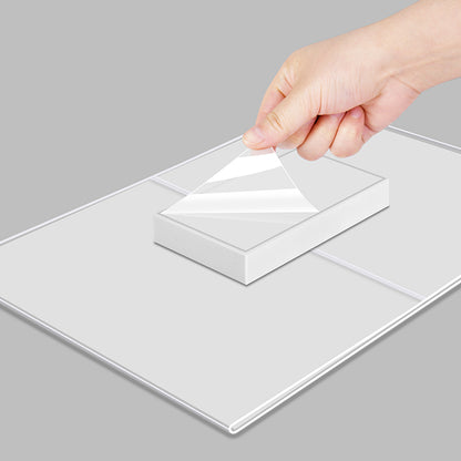 (NEW) Peel & Stick Crystal-Clear Acrylic Display Frame