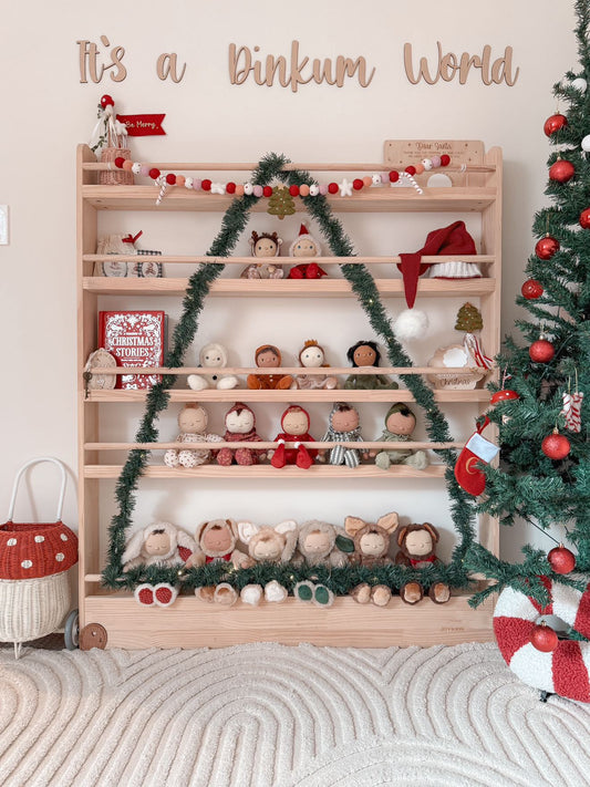 JOYKIDS Front Facing Bookshelf with 5 Tier - SolidWood