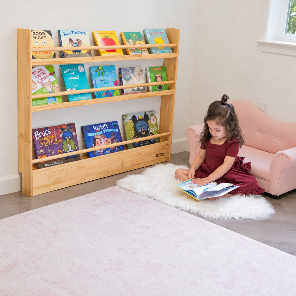 Front-Facing Bookshelf, 3 Tier — JORY 3