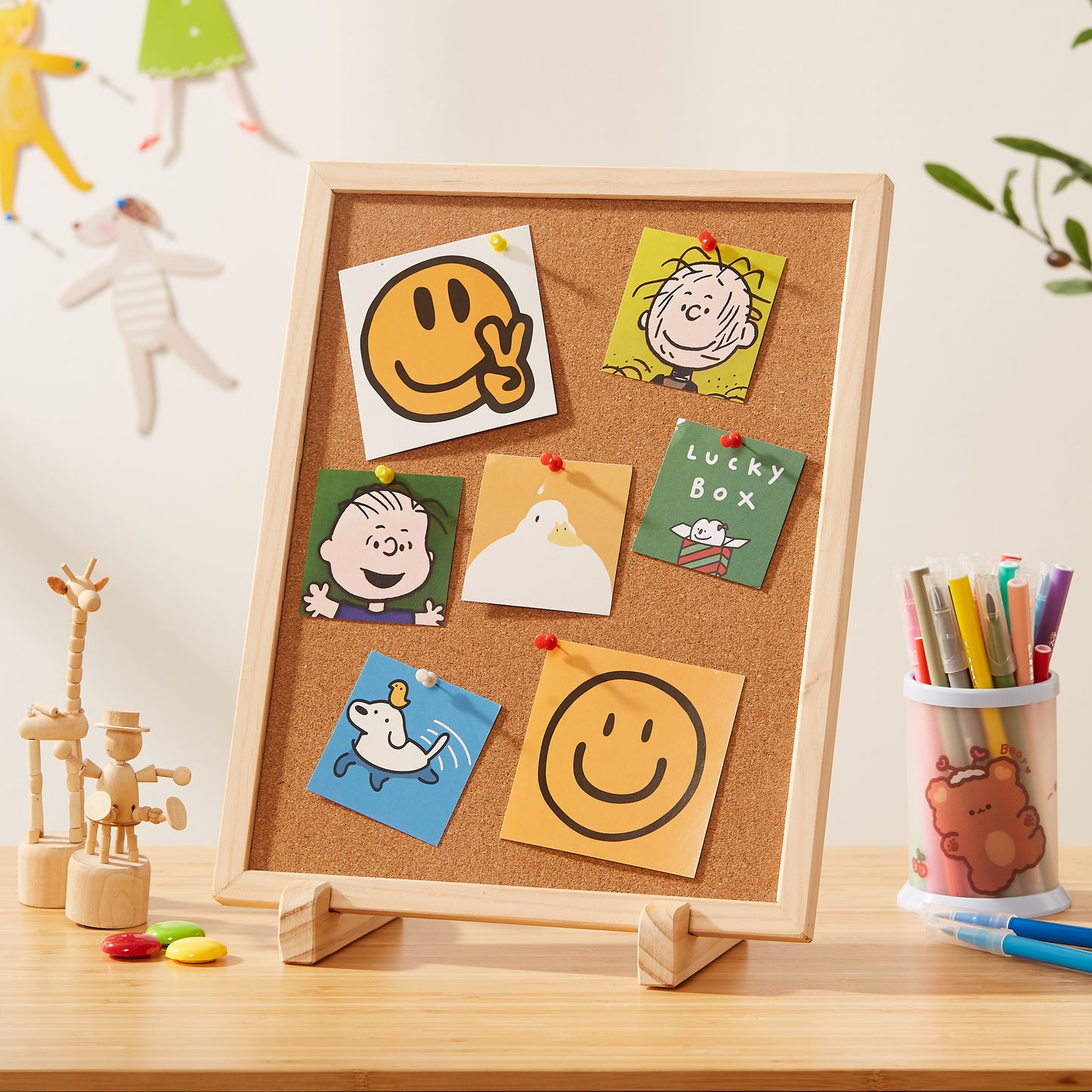 (NEW) 2-in-1 Tabletop Art & Memo Station