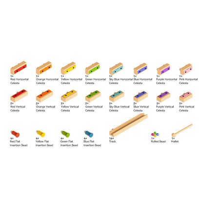 Wooden Music Rhythm Construction Kit