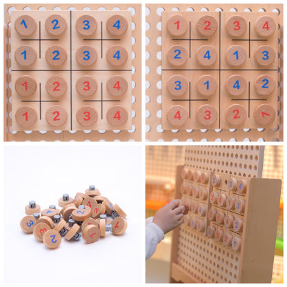 Wooden Sudoku Puzzle Game