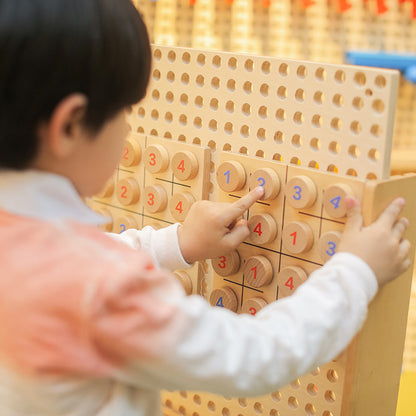 Wooden Sudoku Puzzle Game