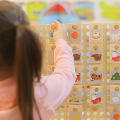 Wooden Memory Matching Game