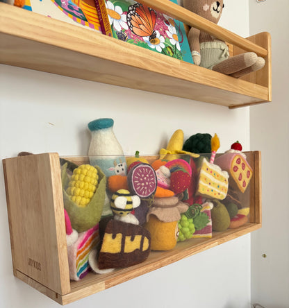 (NEW) Wood-Framed Acrylic Storage Box