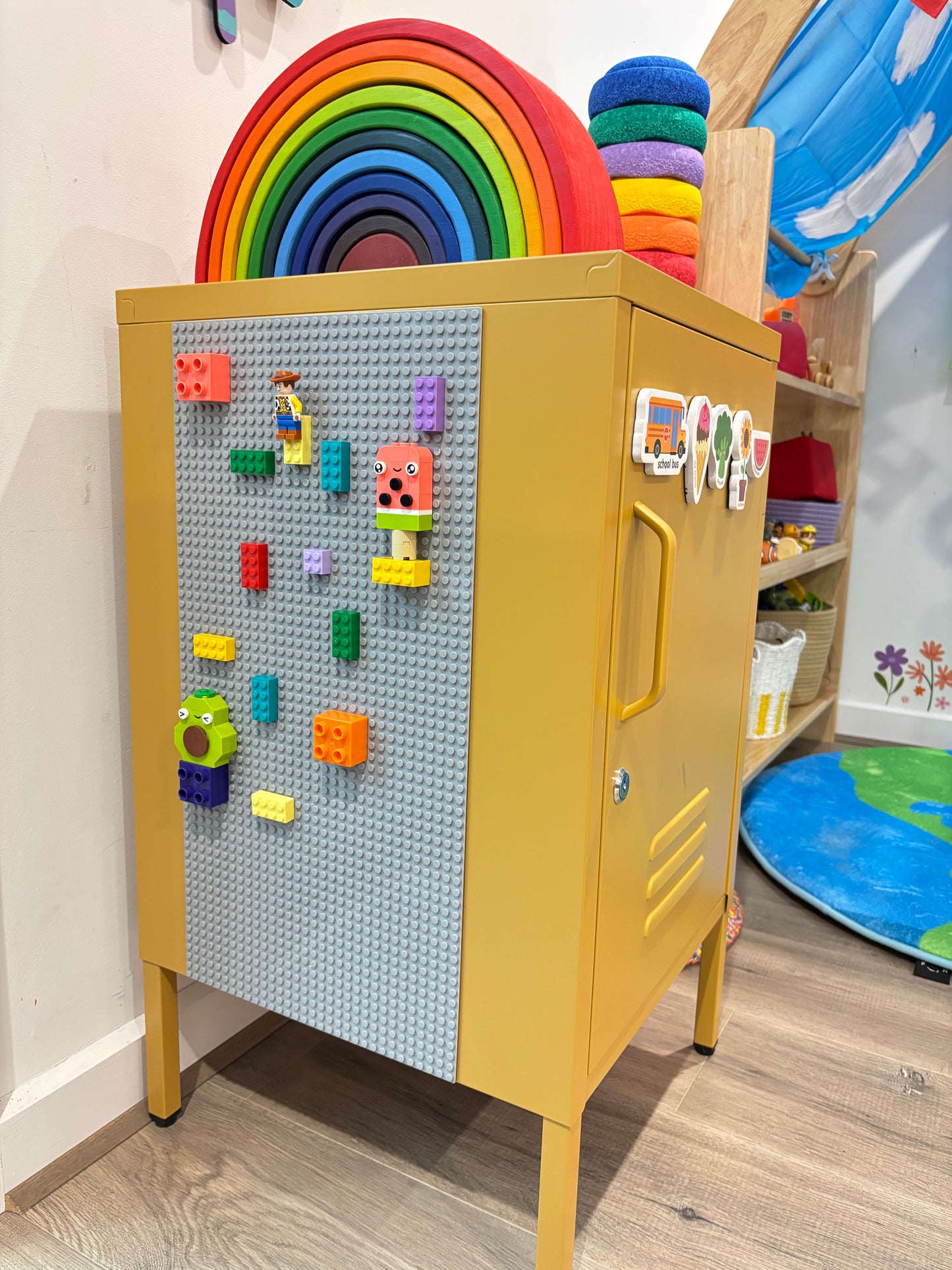 (NEW）Grey MagicPlate - Magnetic Baseplate for LEGO & DUPLO