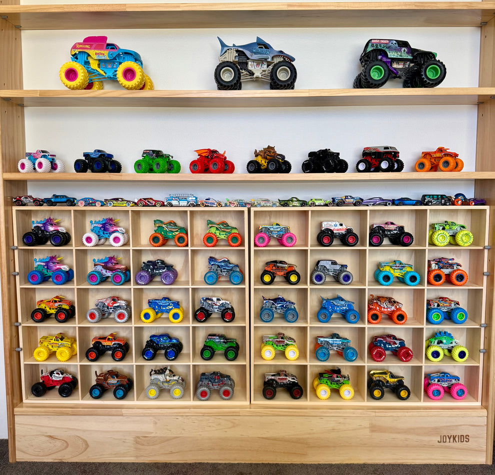 Monster Rack Storage Monster Truck Storage Rack, 20-Slot Display Shelf | JoyKids