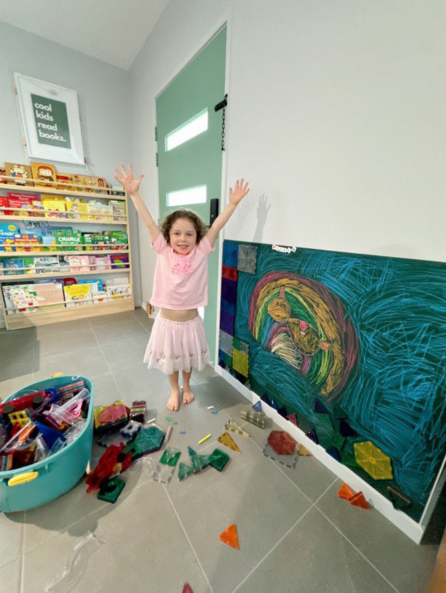 Dual Magnetic Dynamic Chalk Wall Decal