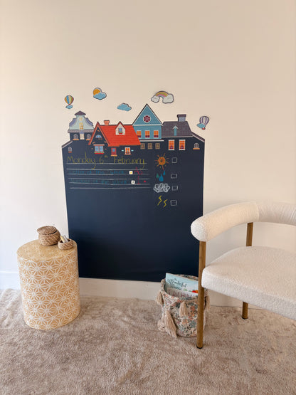 Castle Magnetic Chalk Wall Decals -Double Layer