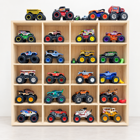 Monster Truck Display Rack, 20 Slots, 1:64 & 1:43 — JCAR Monster