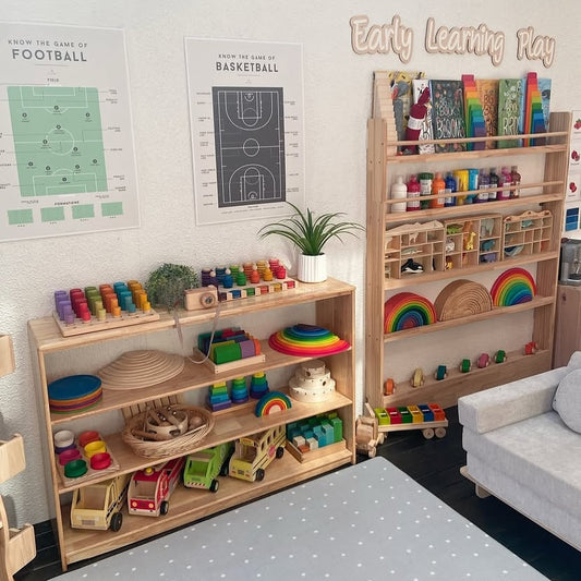Open-Ended Toy Shelf, 4 Tier — JORA 4