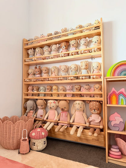 JOYKIDS Front Facing Bookshelf with 5 Tier - SolidWood