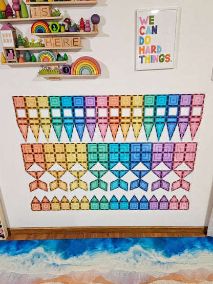 Dual Magnetic Dynamic Chalk Wall Decal