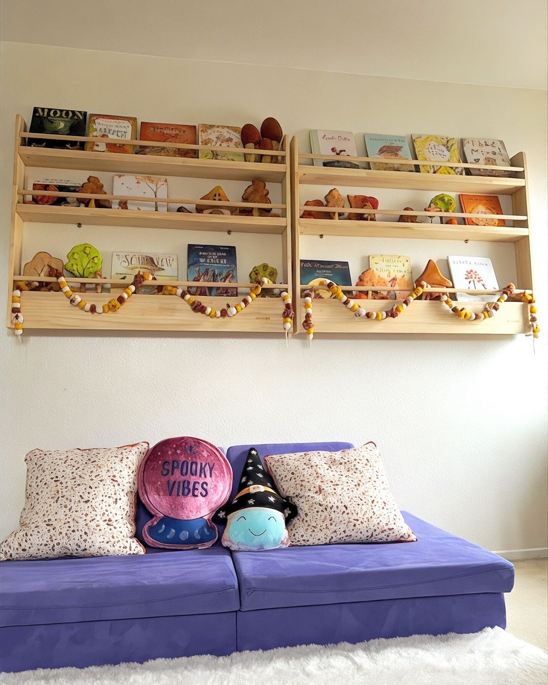 Compact Wall Organizer Shelf with 2 Tier