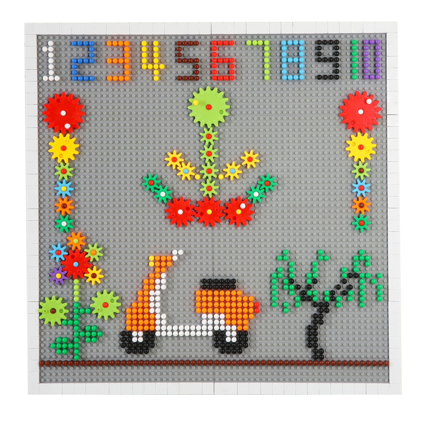 (NEW) STEM Gear & Peg Construction Set