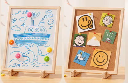 (NEW) 2-in-1 Tabletop Art & Memo Station
