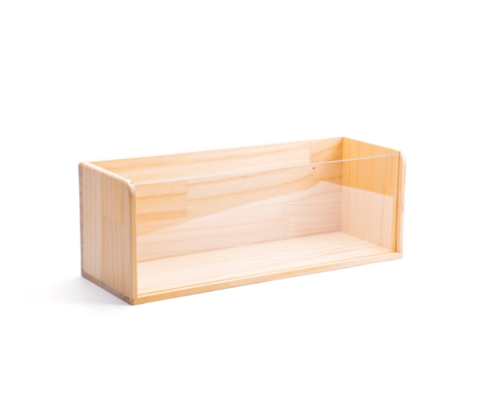 Wood-Framed Acrylic Storage Box