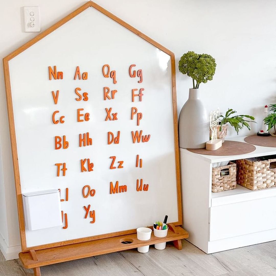 Double-Sided Board with Stand -Solid Teakwood