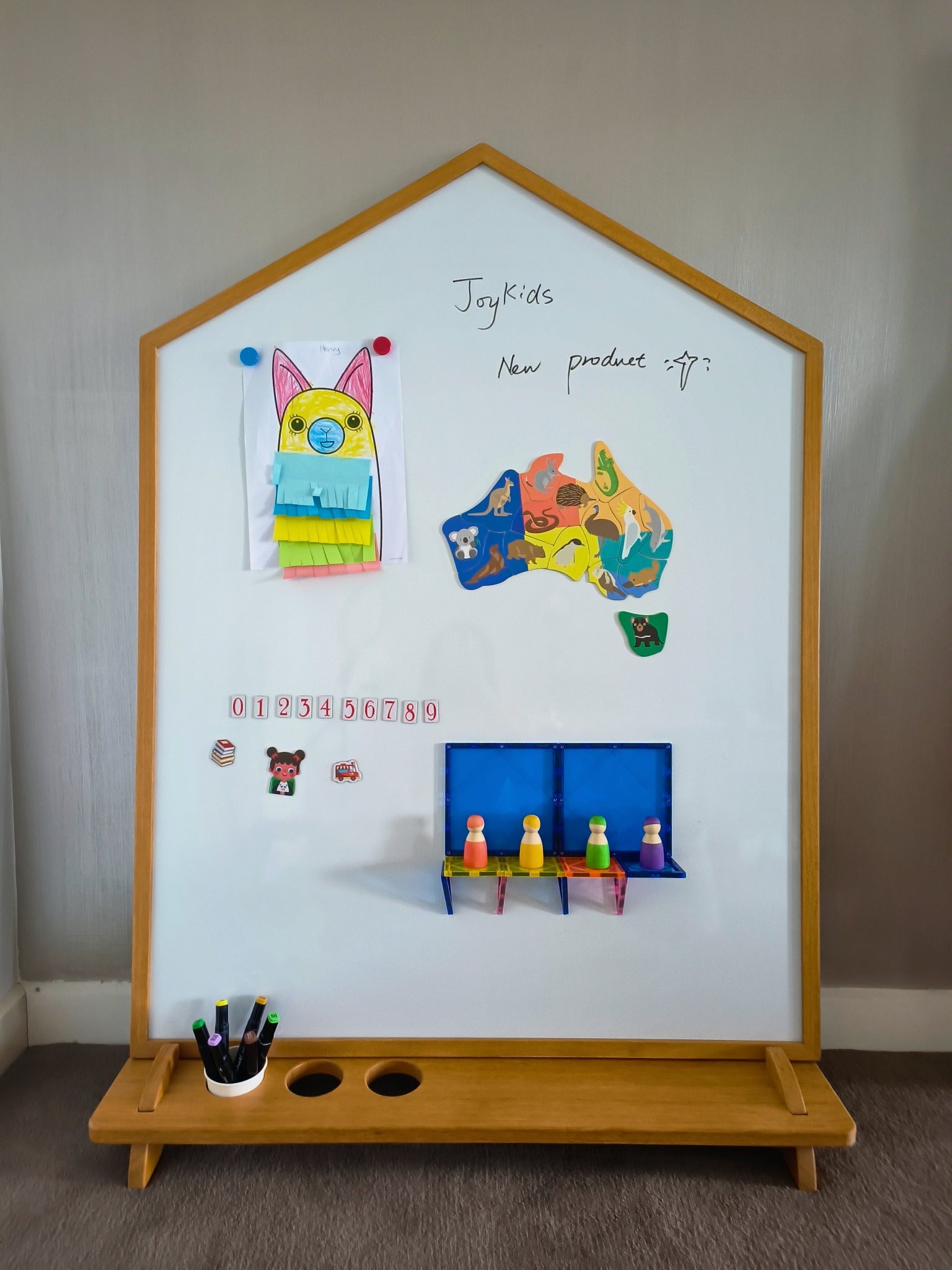 Double - Sided Board - Solid TeakWood - JoyKids