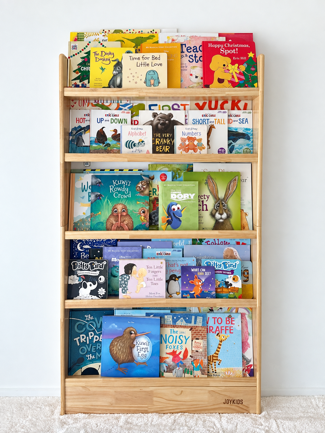 Front-Facing Bookshelf, 5 Tier, 80cm — JORY Slim