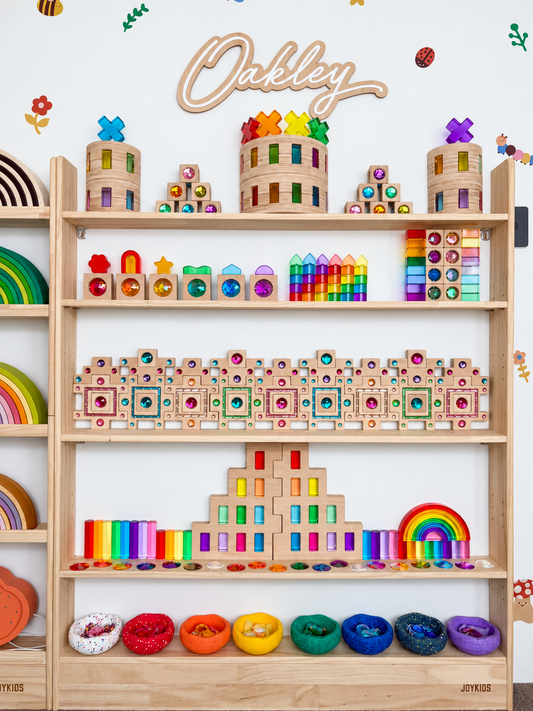 Slim-Line Toy Shelf, 7 Tier —Adjustable JORA 7