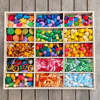 Loose Parts & Animal Figures Organizer - JoyKids