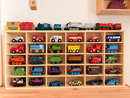 Compact 30-Slot Organizer- Shelf-Friendly Design