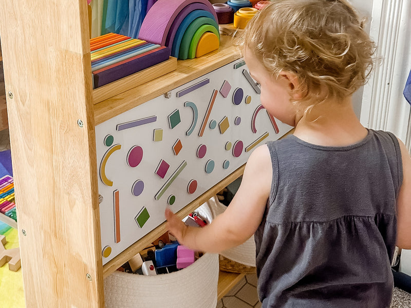 A magnetic drawing corner