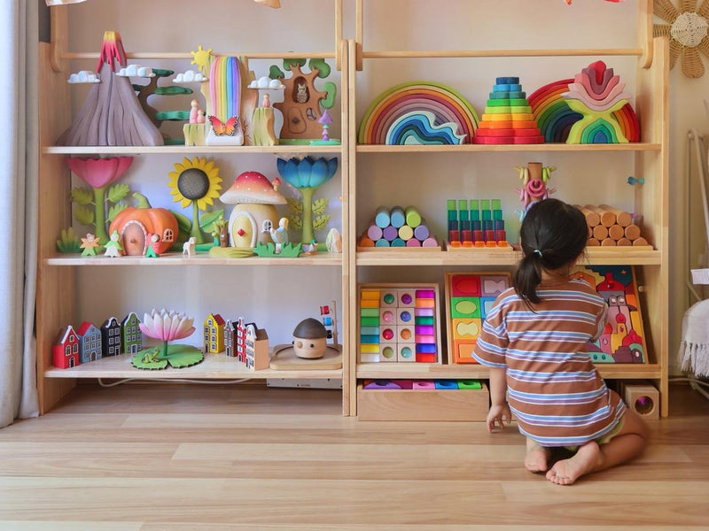A toy shelf
