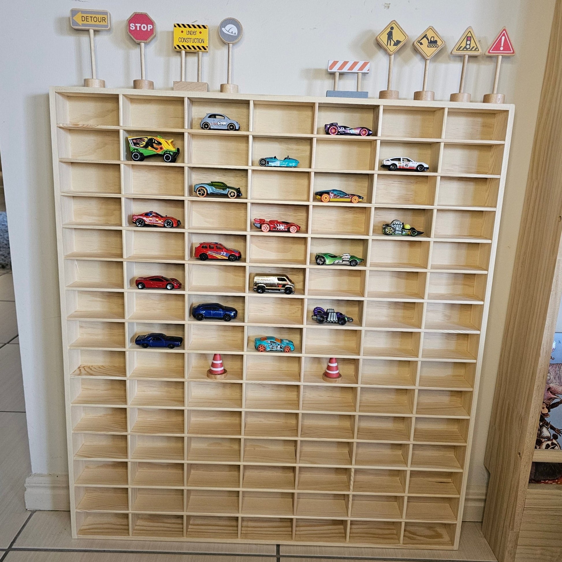 (NEW) 105 slots Matchbox & Hotwheel Display & Storage Unit - JoyKids