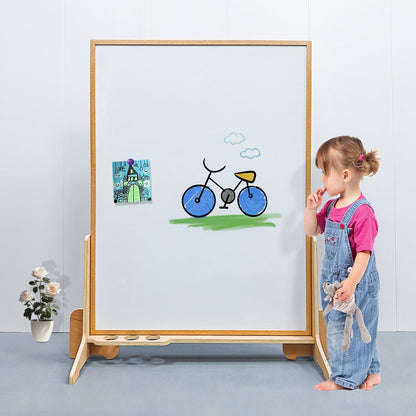 (New) Magnetic Duo Board: White & Black Chalk Board - JoyKids