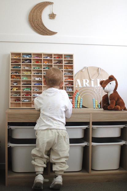 (NEW)60 slots Matchbox & Hotwheel Display & Storage Unit - JoyKids