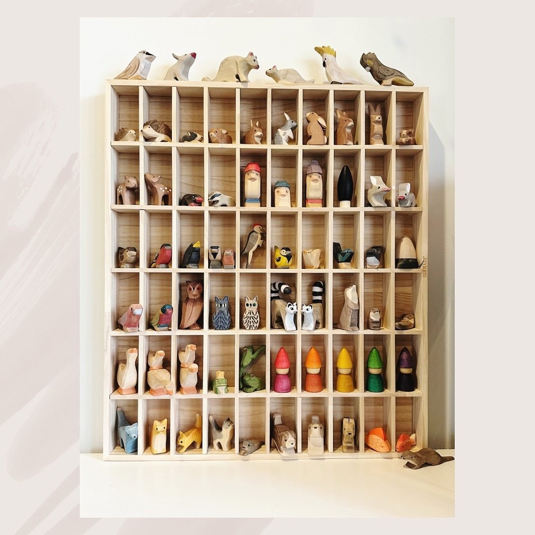 (NEW)60 slots Matchbox & Hotwheel Display & Storage Unit - JoyKids