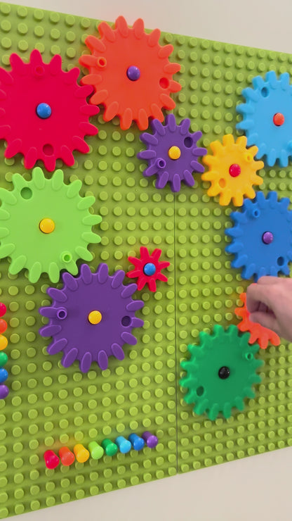 (NEW) STEM Gear & Peg Construction Set