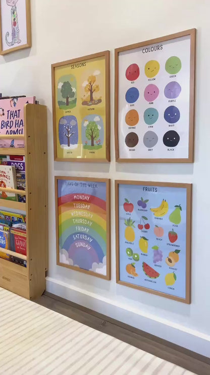 Acrylic Display Frame - Solid BeechWood Frame